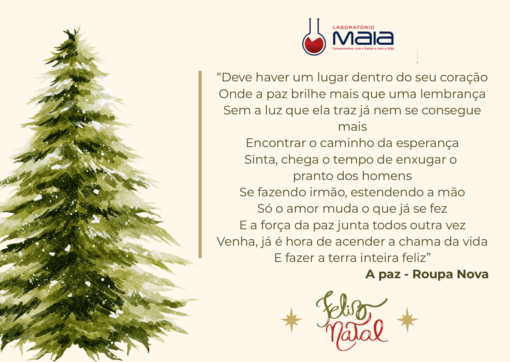 Mensagem de Natal do Laboratório Maia